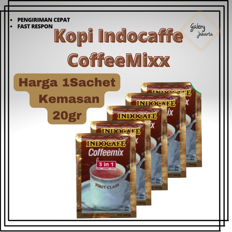 

Kopi Indocafe Coffeemix Sachet 3in 1 20gr GJ