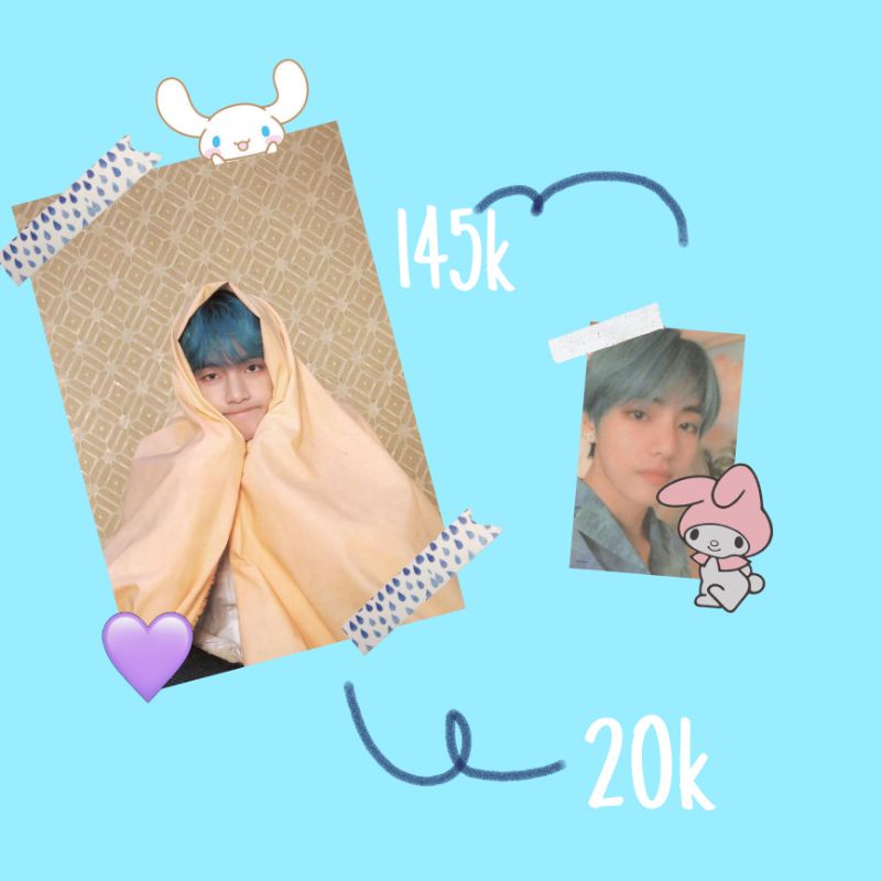 OFFICIAL PHOTOCARD & POSTCARD BTS TAEHYUNG PERSONA