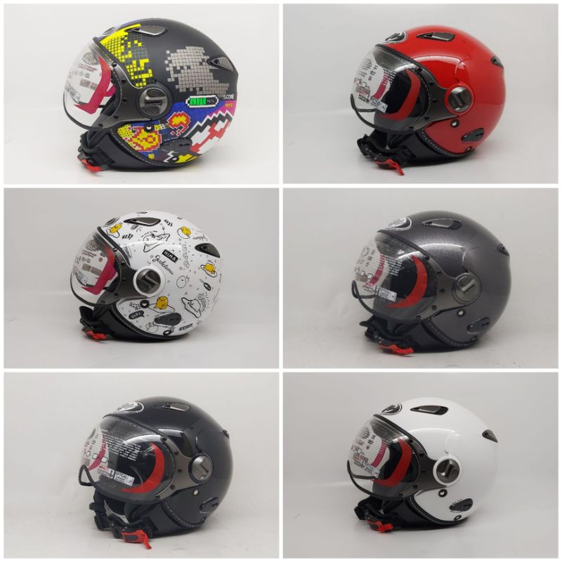 Helm Kyt Elsico Motif Dan Polos Original SNI DOT