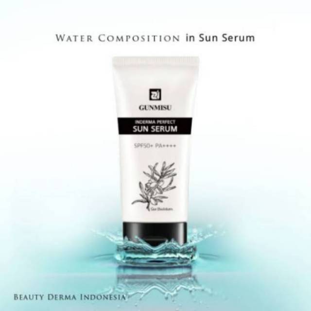 GUNMISU INDERMA PERFECT SUN SERUM SPF50+ PA+++ SERUM WAJAH SUNBLOCK WAJAH GUNMISU INDERMA