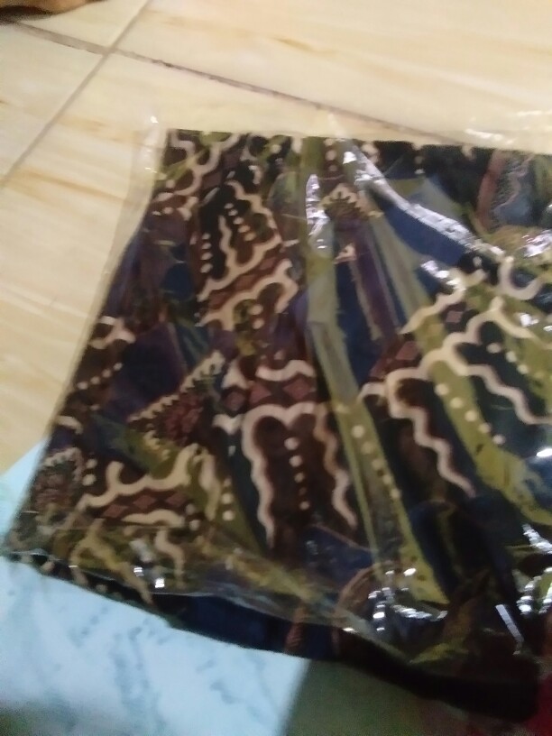Arjaya Batik Hrb026 Kenongo Kemeja Batik Pria Lengan Panjang  Katun Prima Halus M L Xl