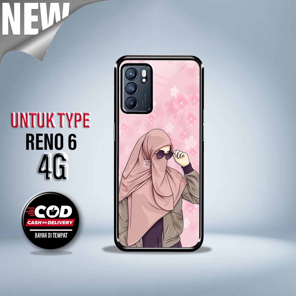 Sukses Case Glossy Oppo Reno 6 4G - Hardcase Terbaru Oppo Reno 6 4G - Case Fashion Oppo Reno 6 4G - 
