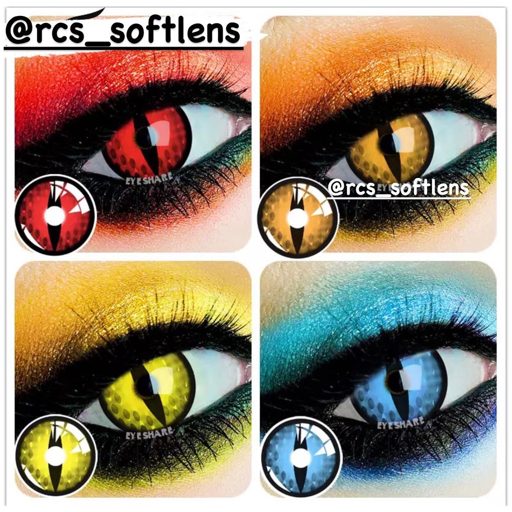 ❤️ RCS ❤️ Softlens cosplay halloween Mata kucing Softlens cat eye series