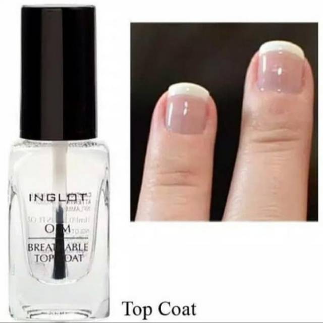  INGLOT  TOP COAT KUTEK HALAL  O2M BREATHABLE NAIL POLISH 