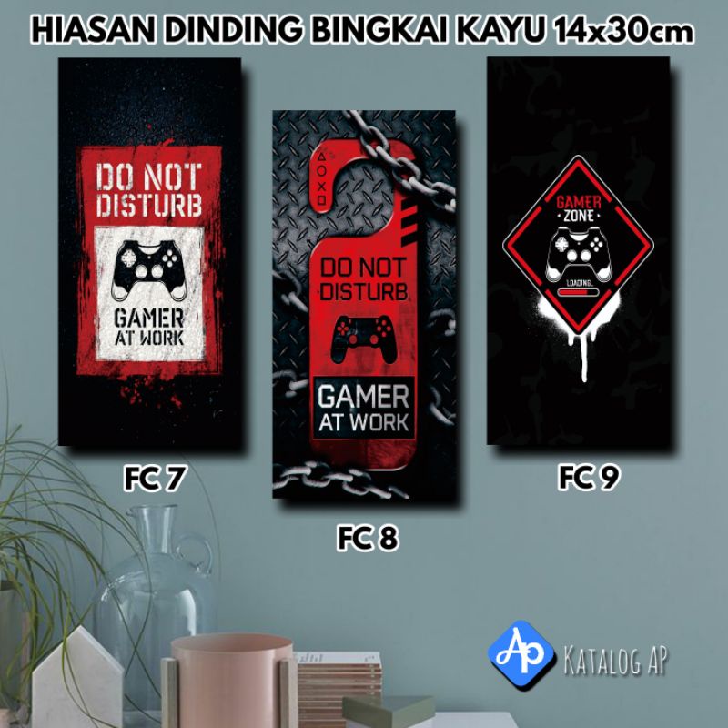 PES FOOTBALL PS 4 HIASAN DINDING BINGKAI KAYU KODE FC