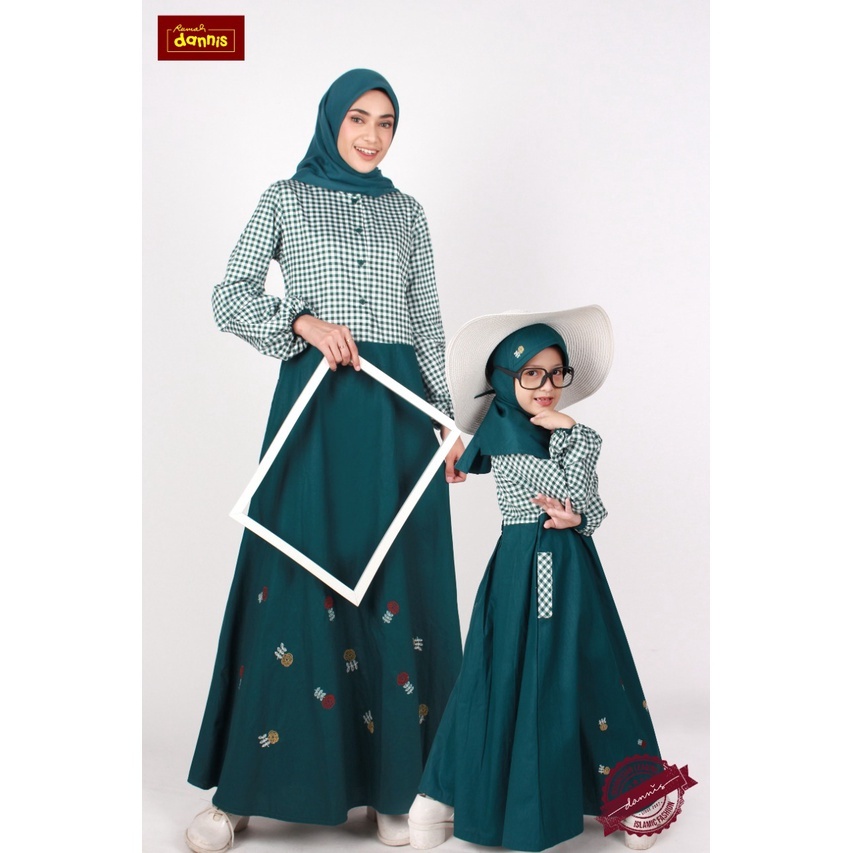 A220205 Abaya Dewasa, Jubah Anak JAPM 0204 Mom n Girl by rumah dannis Size XS - XXL, Size 2 - 12