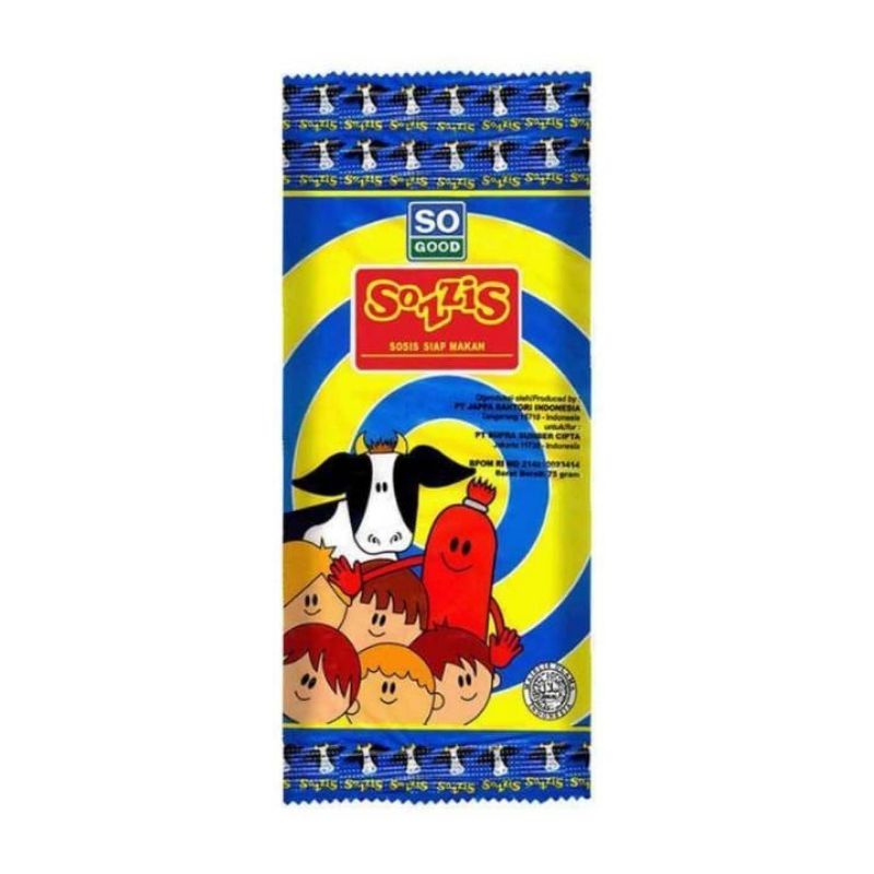 

So Nice Sozzis Sosis Siap Makan 75gr / Sapi / Ayam