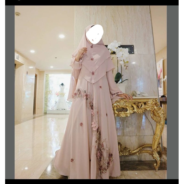 Preloved set winaya syar'i/preloved gamis syari/preloved syari