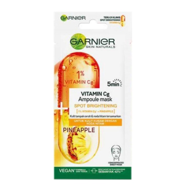 VITAMIN CG AMPOULE MASK PINEAPPLE