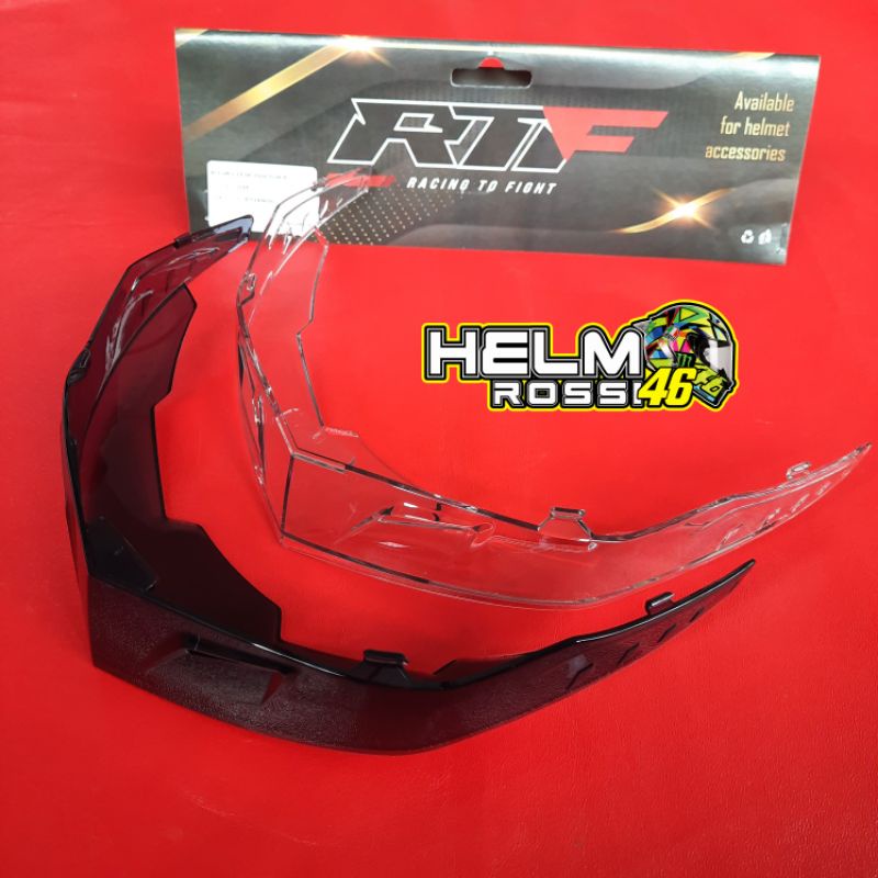 Spoiler 3D NFR NX RACE NFJ RTF Hitam Smoke Bening Model Klik Tanpa 3M GPR NX-RACE