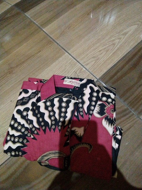 Batik Pria Lengan Panjang Slim Fit Premium Modern Solo Batik Aluna Abs009