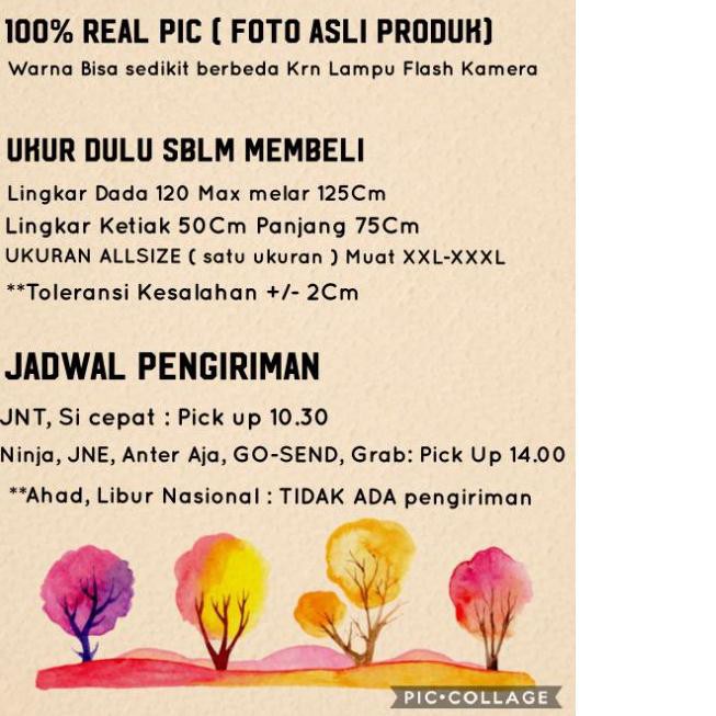 ✹ Atasan Big Size Jumbo Wanita Kaos Lengan Panjang Ld 120 sampai Ld 125 cm Murah ❁