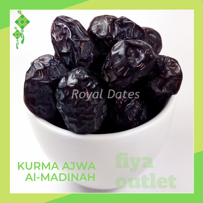 

Kurma Nabi Kurma Ajwa Al-Madinah ASLI Royal Kemasan Kecil 75 gram