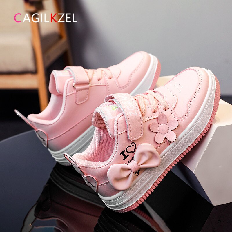 Sepatu Anak Perempuan ASTER MOTIF PINKY LOVE 039 Shoes - Sepatu Sport Anak Casual Import