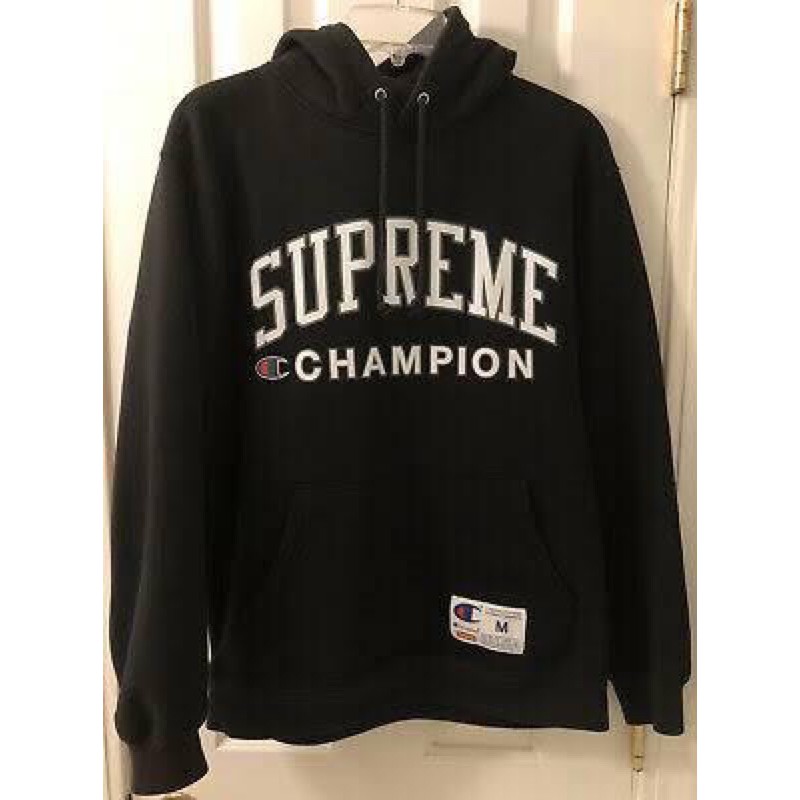 supreme x champion authentic hoodie