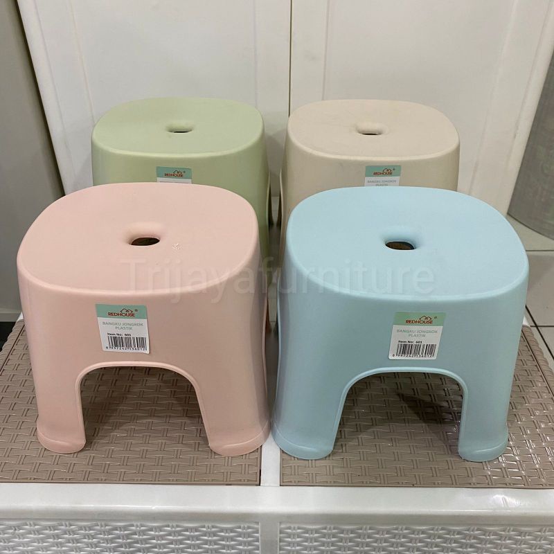 Bangku Jongkok RedHouse / Kursi Jongkok / Kursi Plastik Jongkok / Bangku