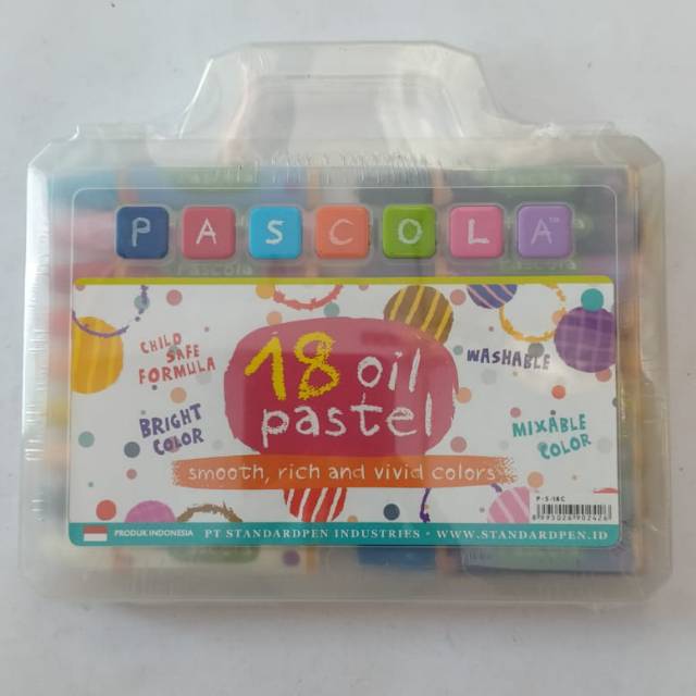 

Oil Pastel Crayon / Krayon 18 Warna Pascola