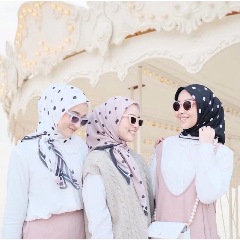 JILBAB VOAL TERBARU FAVORIT LASERCUT Dotty series