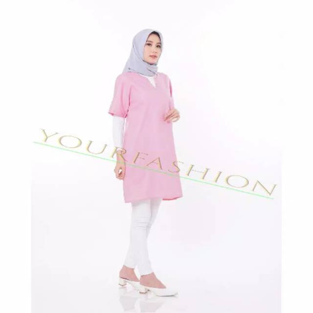 Mini dress terbaru lengan pendek motif mutiara viona fit to XL