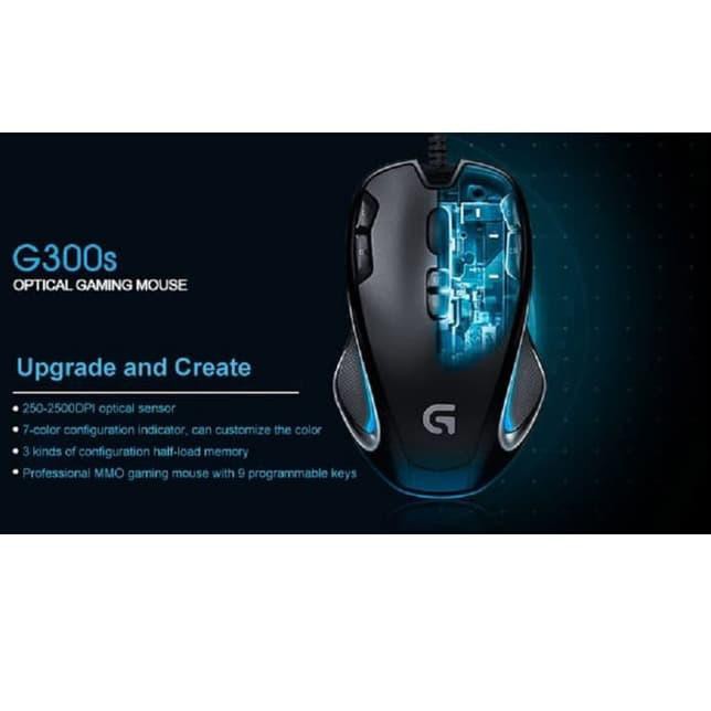 Flash Sale Mouse Gaming Logitech G300s Macro Garansi Resmi 2 Tahun G300 300s Shopee Indonesia