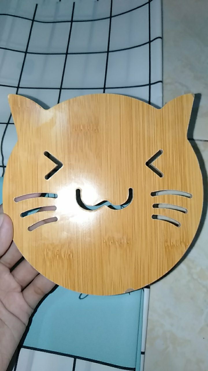 Tatakan Piring Tatakan Panci Panas Kayu Karakter