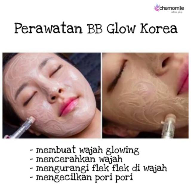 BB glow / sulam bedak semi permanen
