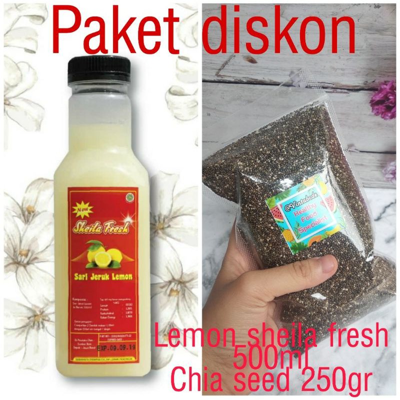 

PAKET DISKON LEMON 500ML DAN CHIA SEED250GR