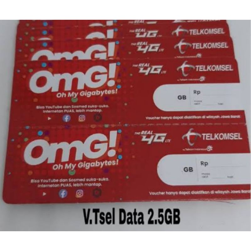 Vocer Telkomsel 2.5gb