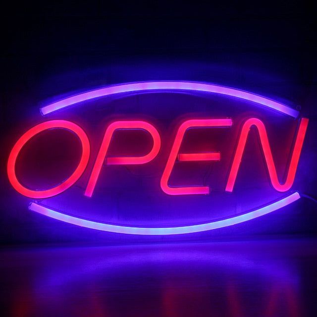 Lampu Led Tulisan Open Neon Flex Tulisan Open