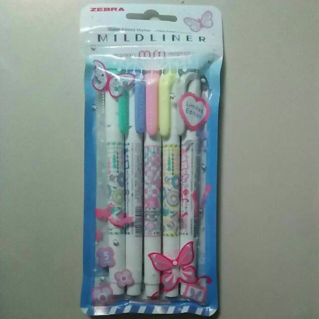 

ZEBRA MILDLINER LIMITED EDITION X MORERU MIGON SET 5