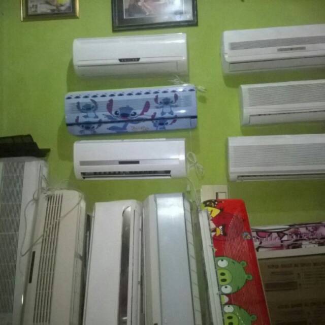 Kipas angin ac 2pk polos auto remot