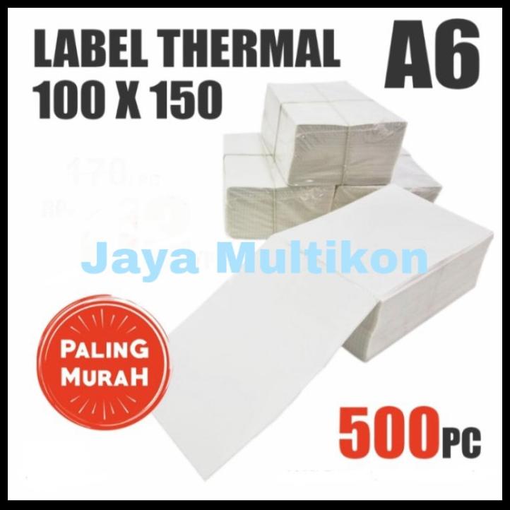 

Label Barcode Cf Murah 100X150 A6 Kertas Sticker Thermal Isi 500 Pcs