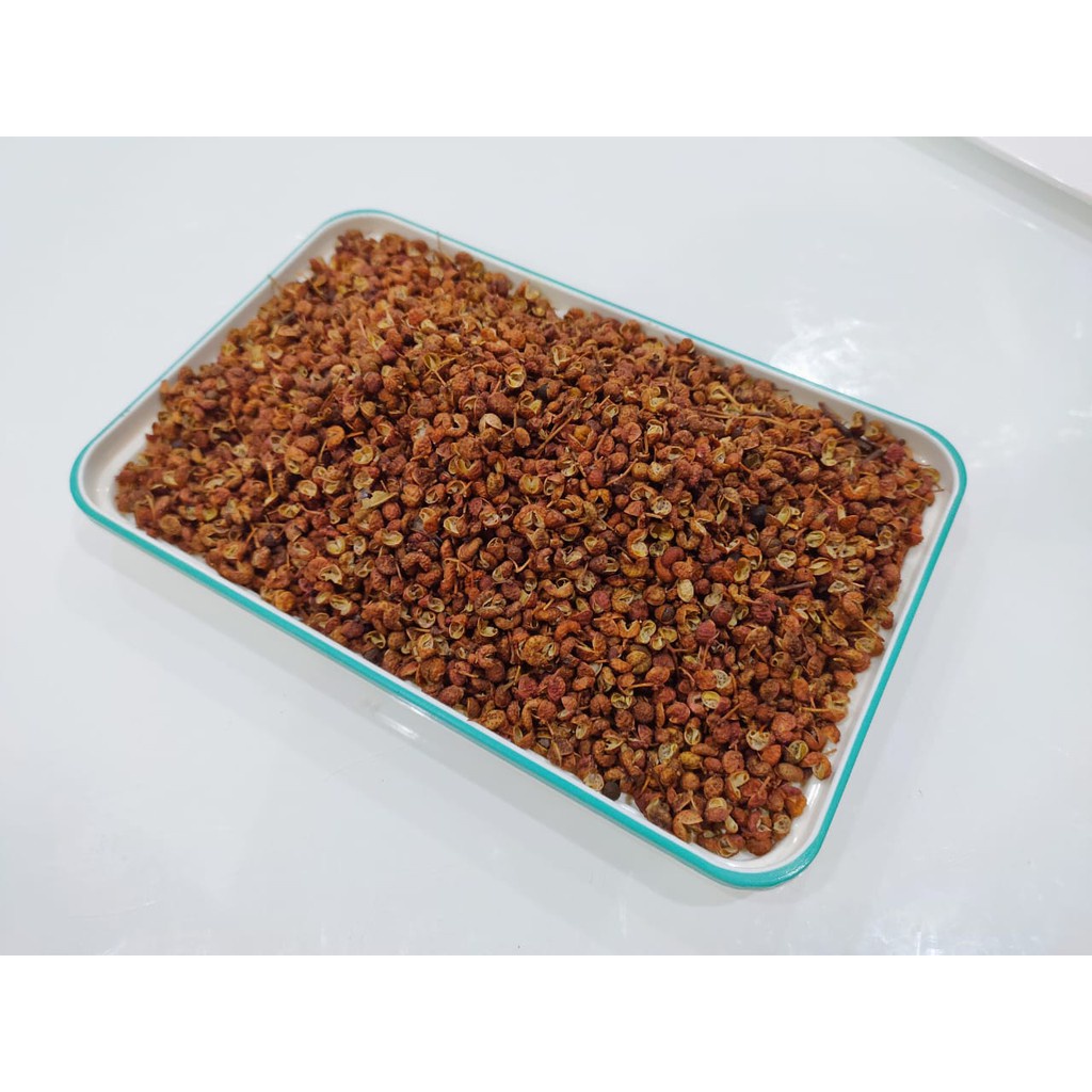

LADA MERAH SECHUAN 500GR - SICHUAN HUAJIAO PEPPERCORN - SZECHUAN ANDALIMAN 500 gr KUALITAS PREMIUM