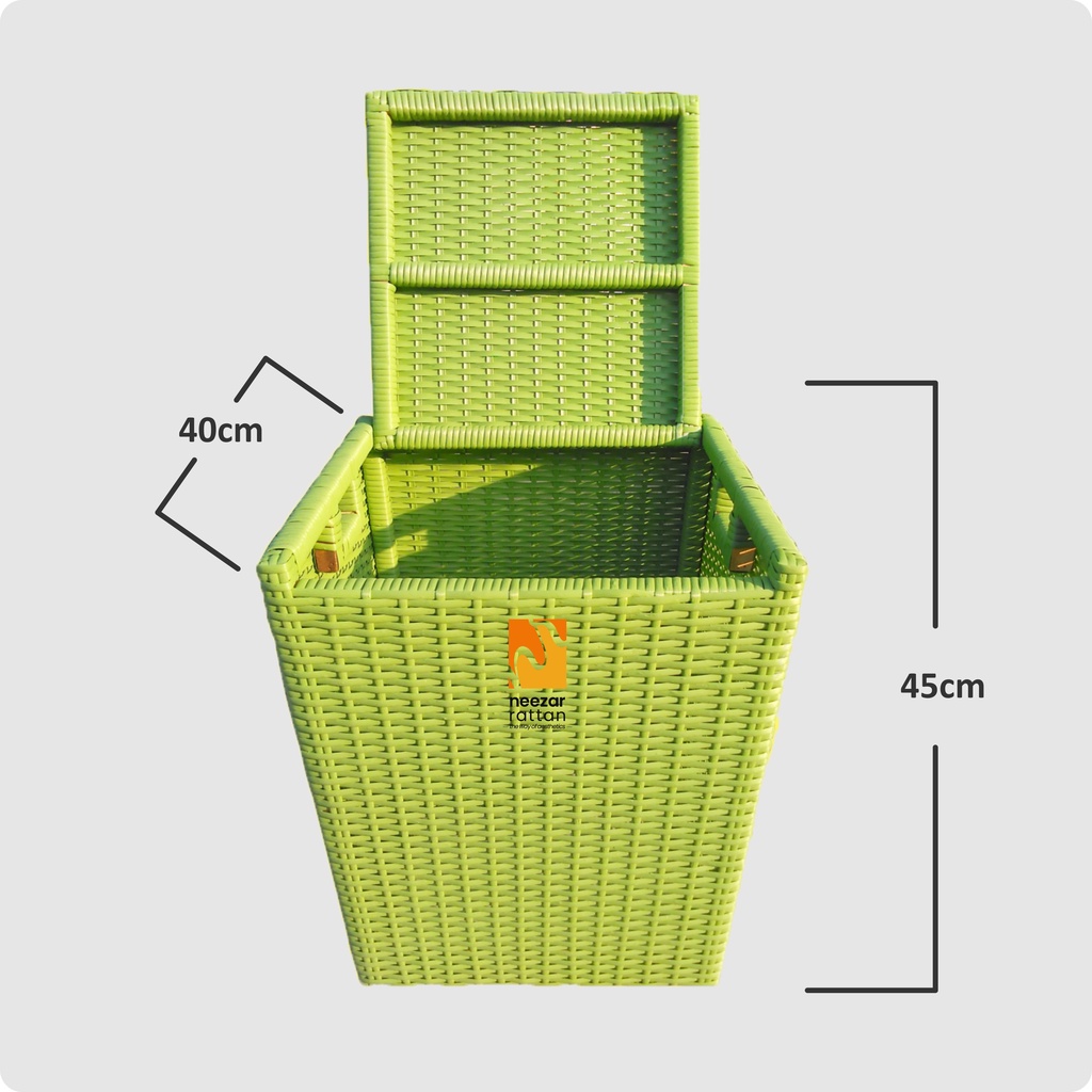 Keranjang Kotak Box Rotan BAJU Bayi Bersih kotor Laundry dari Rotan
