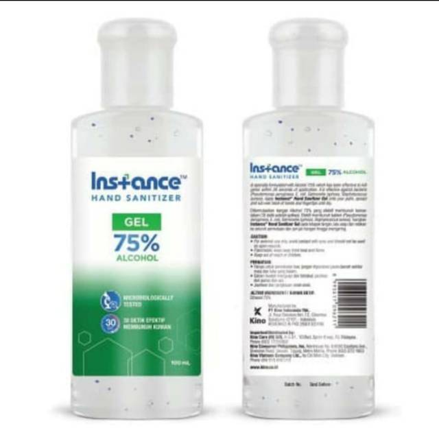Instance hand sanitizer 100ml