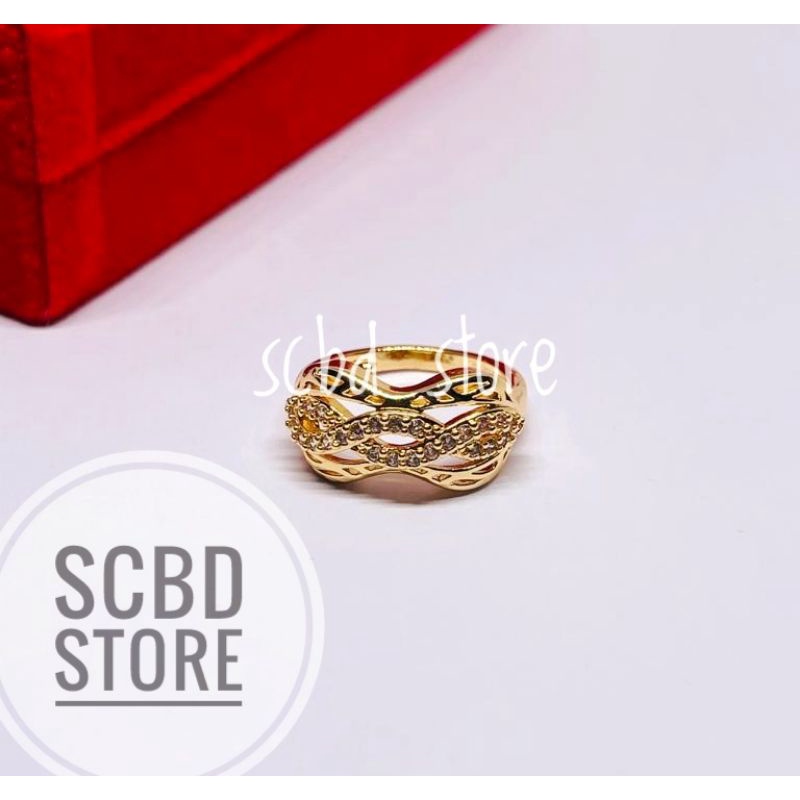 Cincin Wanita Motif Melintir CN12