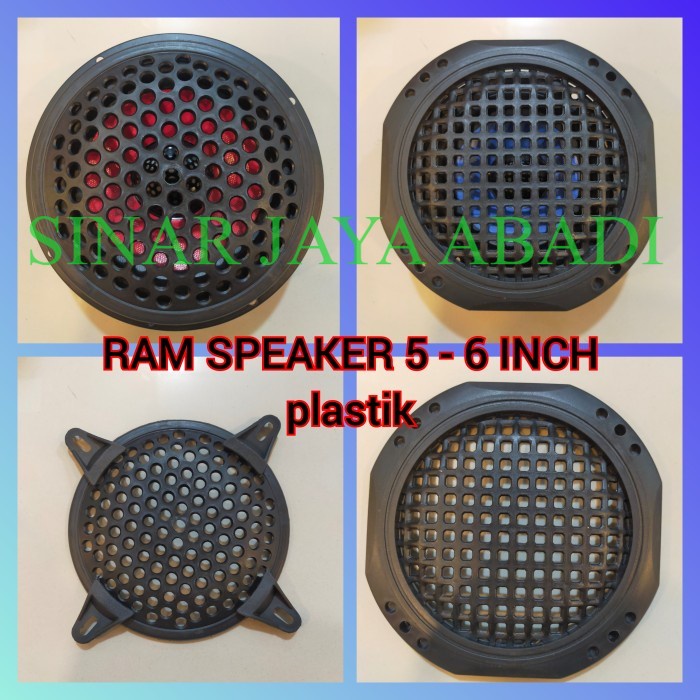 RAM SPEAKER PENUTUP SPEAKER 5 INCH 6 INCH BAHAN PLASTIK