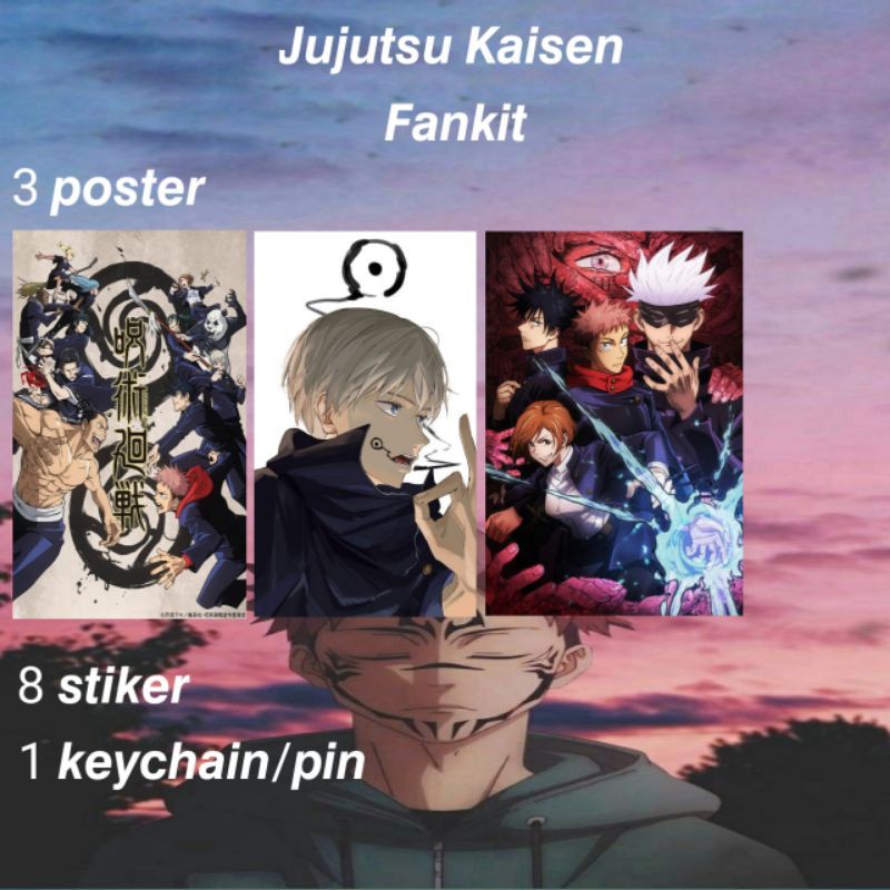 Fankit Jujutsu kaisen | Fankit anime | Mohon baca deskripsi dulu sebelum membeli