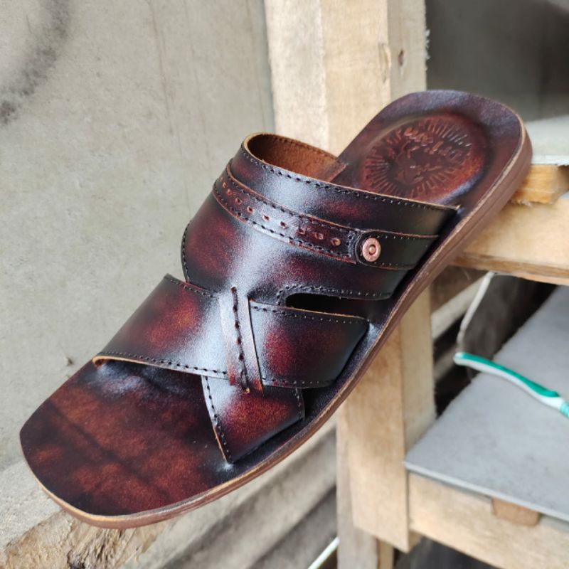 sandal pria kulit sapi asli#sandal kulit sapi asli