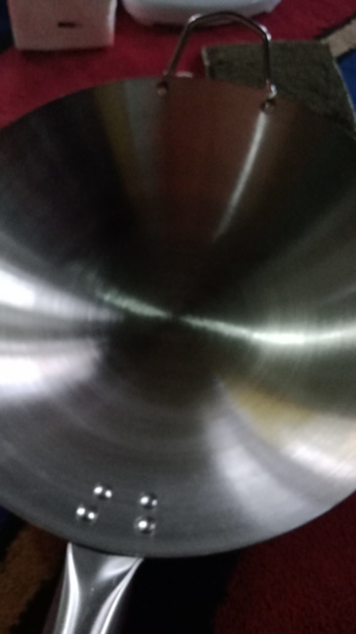 Wajan Stainless Calypso Anti Lengket Gagang Panjang Kayu 32cm