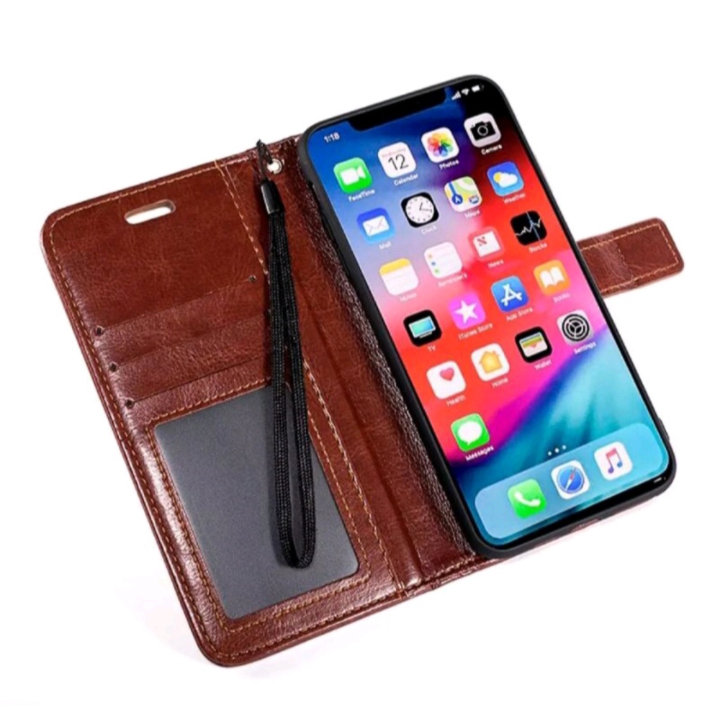 CASE ACC HP COD SAMSUNG M12 M22 A22 4G 5G J4 2018 J6 2018 S21 PLUS S21 ULTRA S21 FE FlipCover Wallet