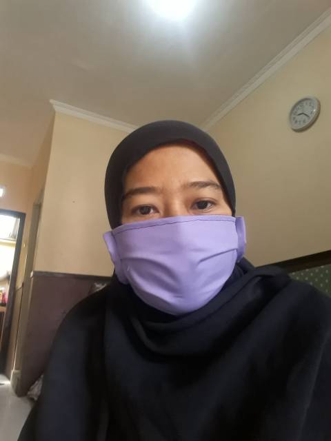 masker kain bahan oxford grade A/headloop