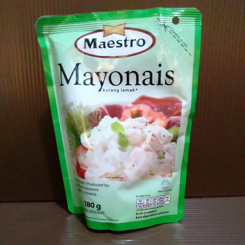 

mayones Maestro 180g | mayonais | mayonnaise