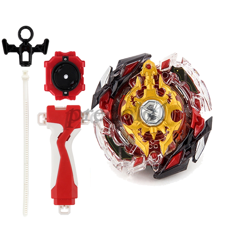 Mainan Gasing Model Legend Spriggan 7 Mr Kartun Beyblade Burst dengan Pelempar