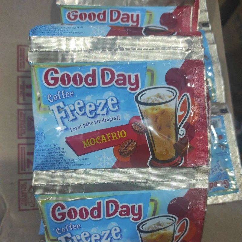 

Good Day Freeze / Good day es mocafrio 10sachet