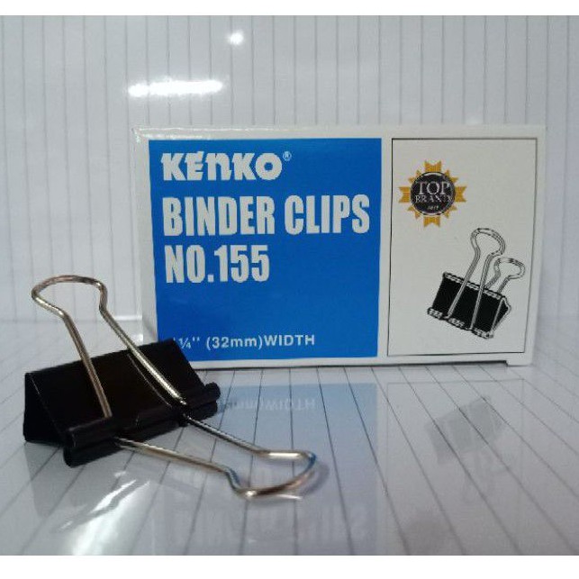 

Binder Clips KENKO No.155 - 12 pcs