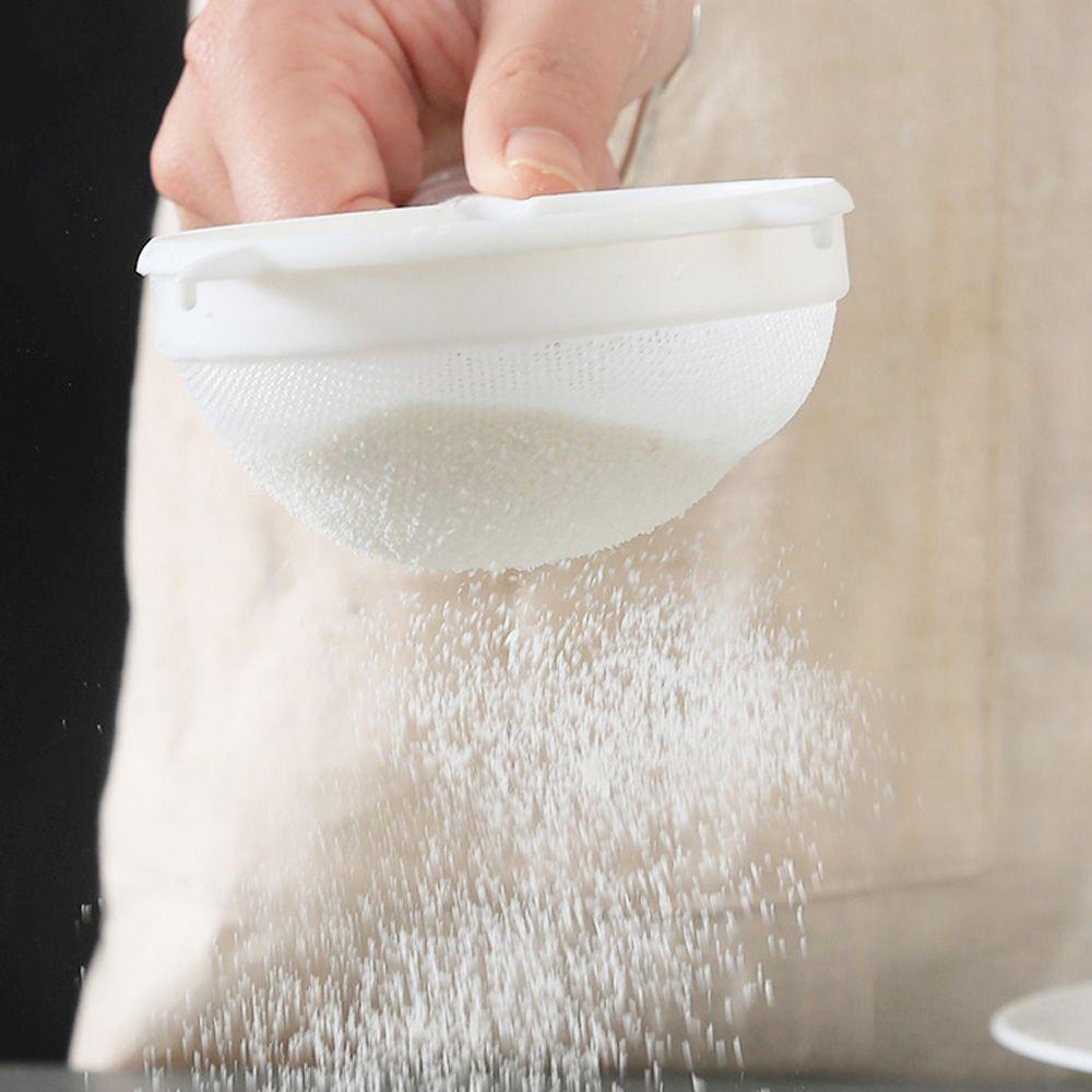 Quinton Flour Sieve Handheld Home Bakeware Colander Aksesoris Dapur Gula Saringan Minyak