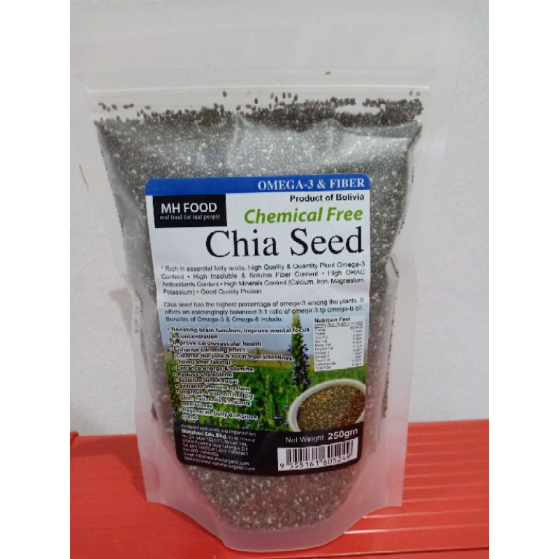 

MH FOOD Chia Seed Black Organic CHEMICAL