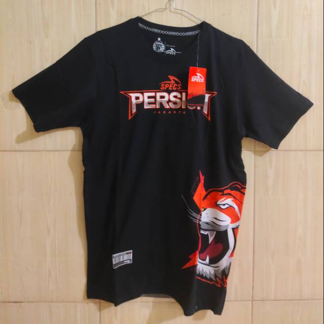KAOS SPECS PERSIJA T-SHIRT TIGER HEAD-BLACK
