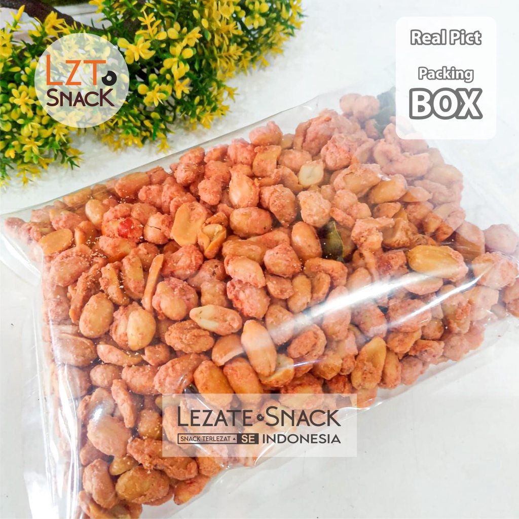 

Kacang Thailand 500gr Murah/ Kacang Bali Kiloan Kacang Bangkok Pedas Manis Lezate Snack / Camilan